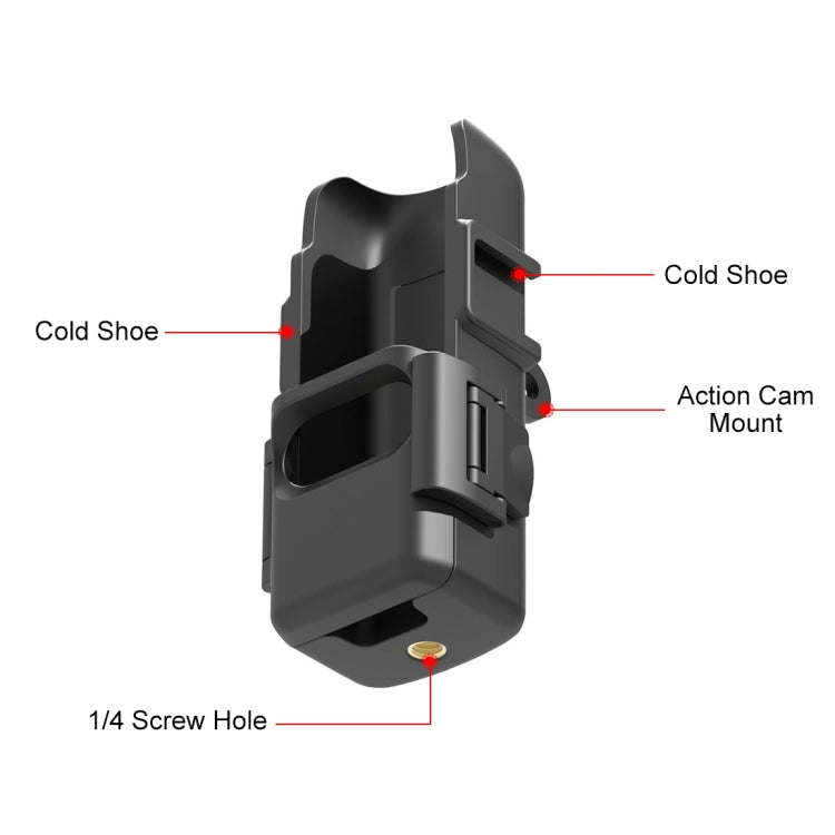 Soporte adaptador de expansión para marco de protección DJI OSMO Pocket 3 PULUZ, Expansion Adapter Frame