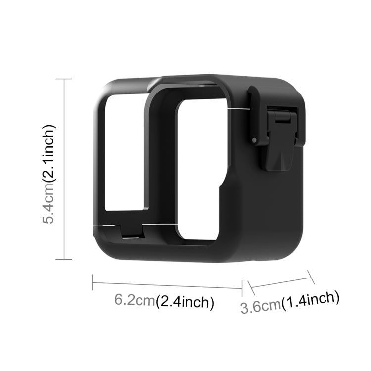 Para GoPro Hero11 Black Mini PULUZ PC Marco de borde de plástico con hebilla Montaje básico y tornillo, PC Plastic Border