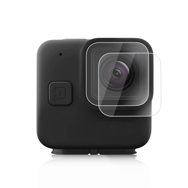 Para GoPro Hero11 Black Mini PULUZ 2 piezas Película de vidrio templado para lentes, For GoPro Hero11 Black Mini