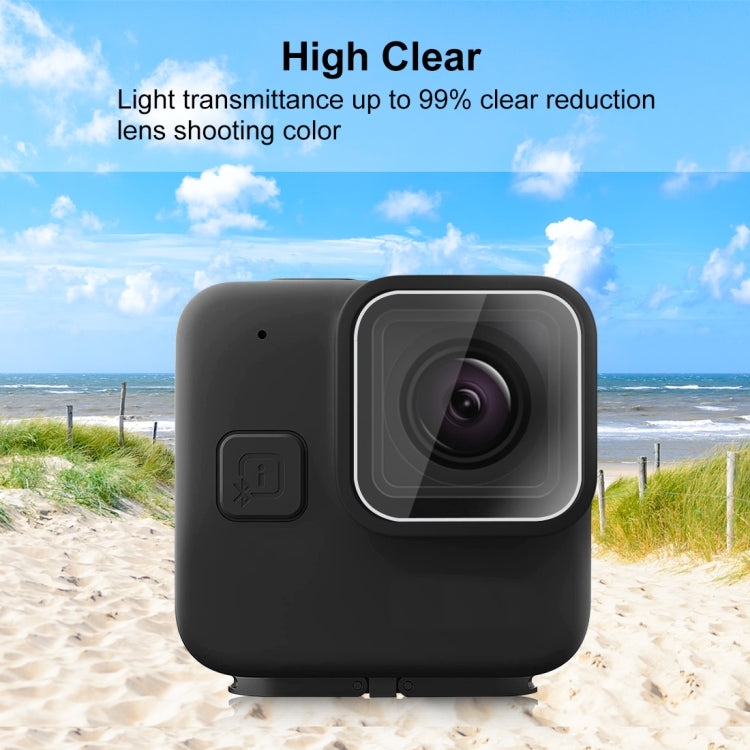 Para GoPro Hero11 Black Mini PULUZ 2 piezas Película de vidrio templado para lentes, For GoPro Hero11 Black Mini
