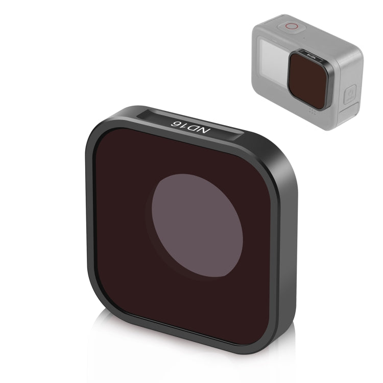 Cámara de acción PULUZ Filtro de lente ND16 para GoPro Hero11 Black / Hero11 Black mini / HERO10 Black / HERO9 Black, ND16