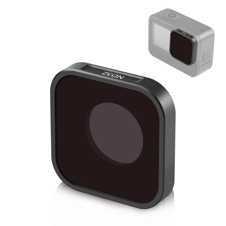 Cámara de acción PULUZ Filtro de lente ND32 para GoPro Hero11 Black / Hero11 Black mini / HERO10 Black / HERO9 Black, ND32