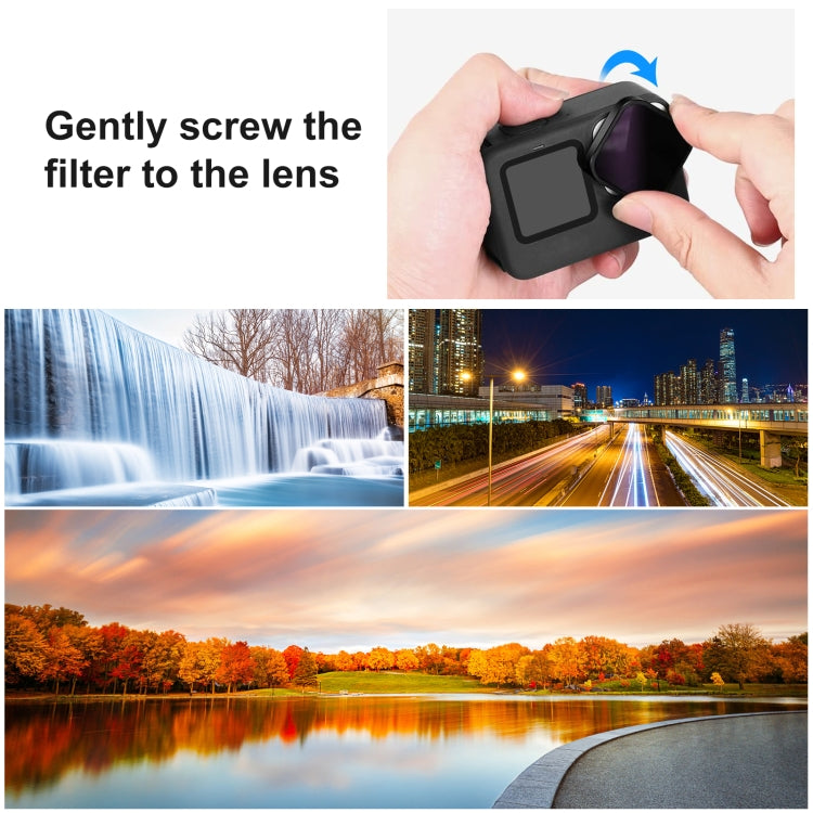 Filtro de lente UV para cámara de acción PULUZ para GoPro Hero11 Black / Hero11 Black mini / HERO10 Black / HERO9 Black, UV