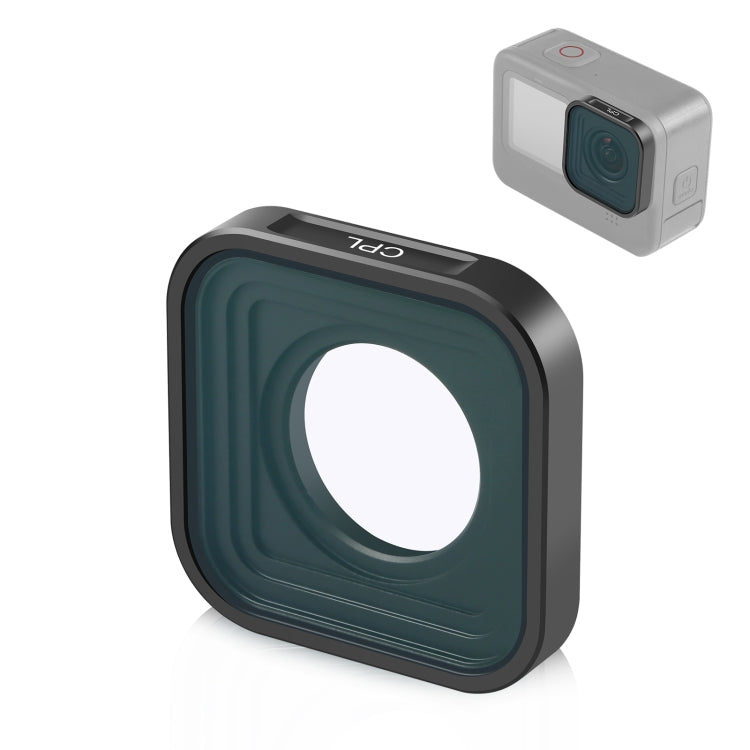 Filtro de lente CPL para cámara de acción PULUZ para GoPro Hero11 Black / Hero11 Black mini / HERO10 Black / HERO9 Black, CPL