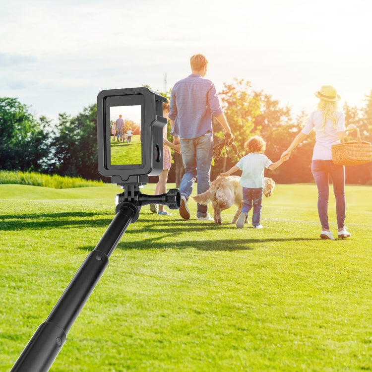 Para DJI Osmo Action 4/3 PULUZ Marco adaptador de expansión de jaula de metal con zapata fría, For DJI Osmo Action 4 / 3 Metal Cage