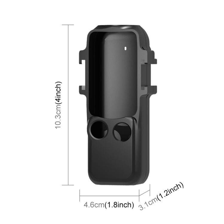 Para DJI OSMO Pocket 3 PULUZ Marco de protección de metal Soporte adaptador de jaula con zapatas frías duales, Metal Protection Frame