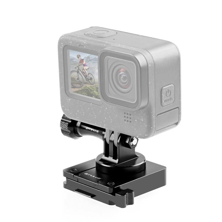 Soporte de liberación rápida de aluminio PULUZ NVG para casco para GoPro y otras cámaras de acción, NVG Helmet Mount