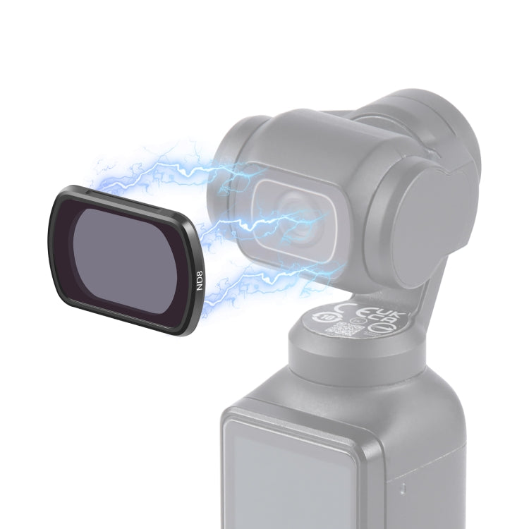 Para DJI160;Pocket160;3 PULUZ Filtro magnético de lente de cámara ND8, ND8 Filter