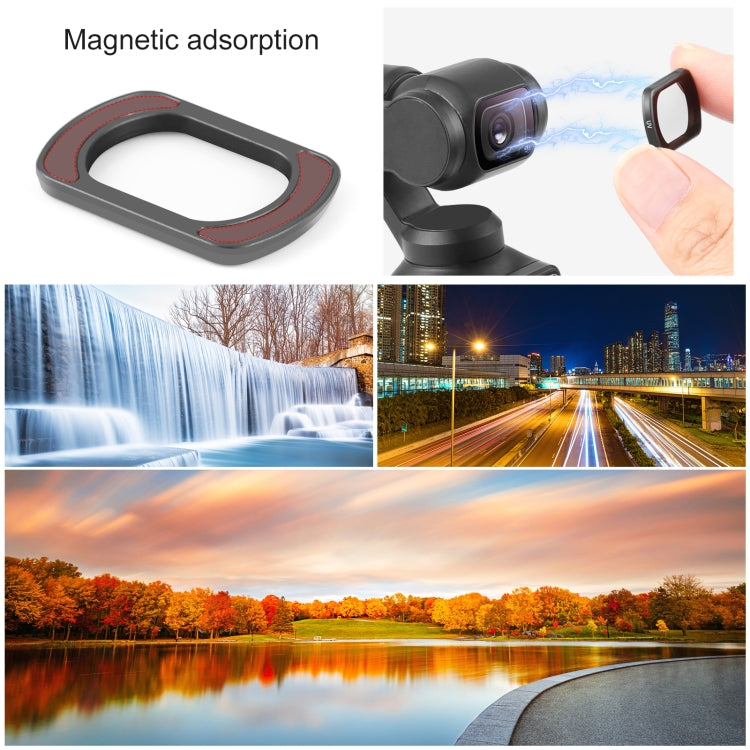 Para DJI160;Pocket160;3 PULUZ Filtro UV para lente de cámara magnética, UV Filter