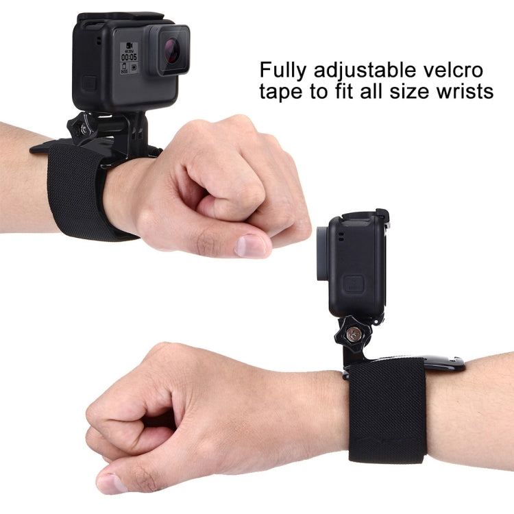 Soporte de correa de muñeca ajustable PULUZ para GoPro Hero11 Black / HERO10 Black / HERO9 Black / HERO8 Black / HERO7 /6/5/5 Session /4 Session /4/3+ /3/2/1, Insta360 ONE R, DJI Osmo Action yOtras cámaras de acción, longitud de la correa: 28,5 cm     ...