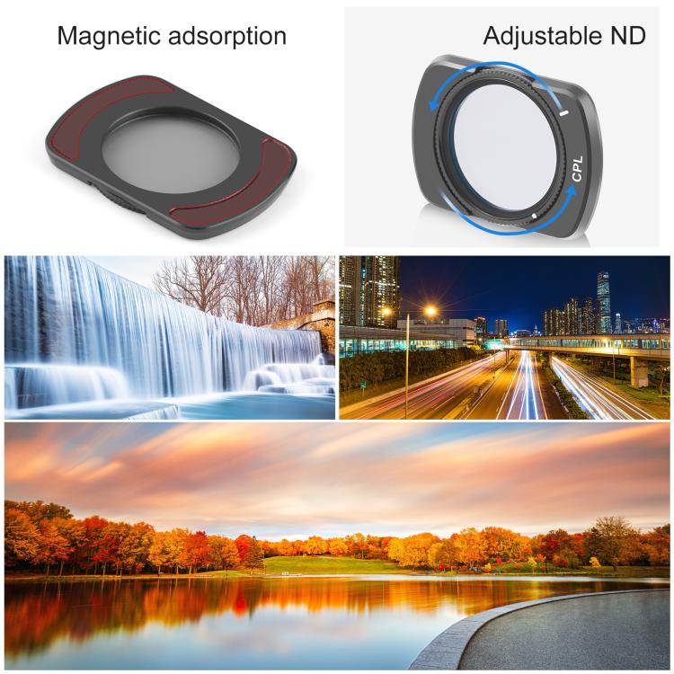 Filtro CPL para lente de cámara magnética PULUZ para DJI160; Pocket160; 3, CPL Filter