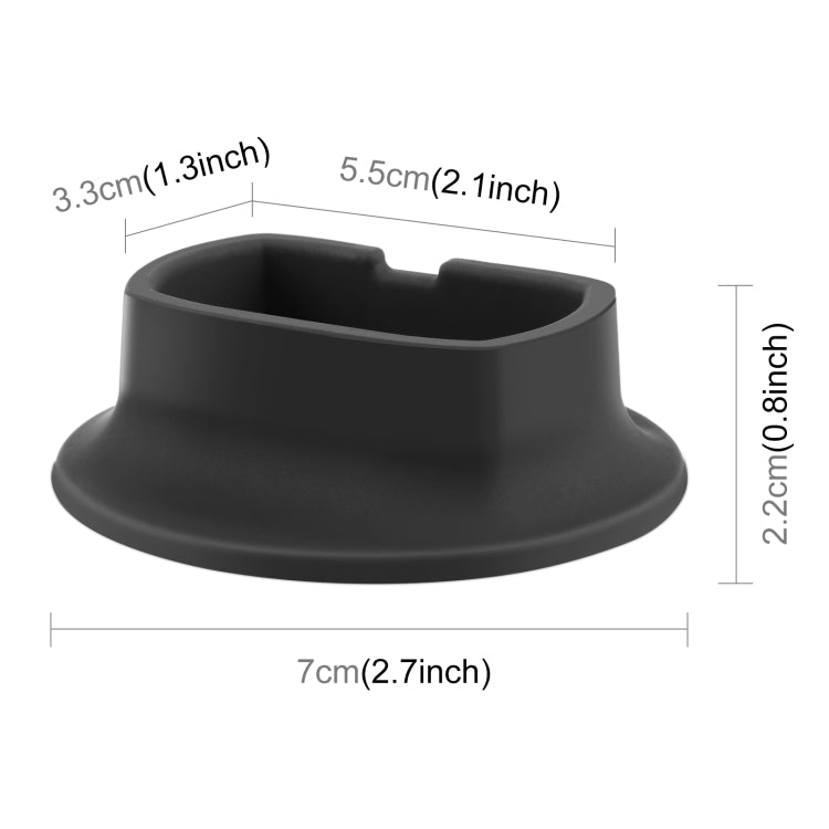 Para DJI Insta360 X4 PULUZ Soporte de base fija de escritorio con base de silicona, Desktop Fixed Base Bracket