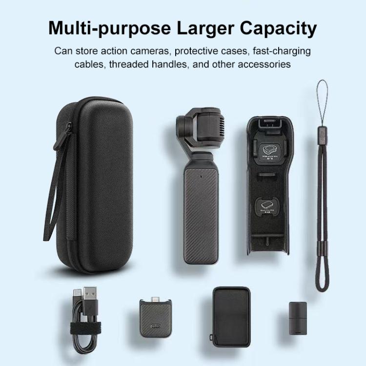 Para DJI Osmo Pocket 3 PULUZ Mini Body Bag Bolsa de almacenamiento EVA portátil, For DJI Osmo Pocket 3