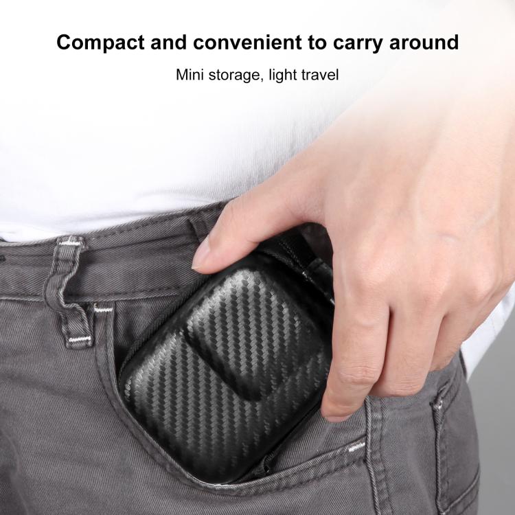 Para DJI Osmo Action 4/3 PULUZ Mini Body Bag Bolsa de almacenamiento EVA portátil, For DJI Osmo Action 5 Pro / 4 / 3