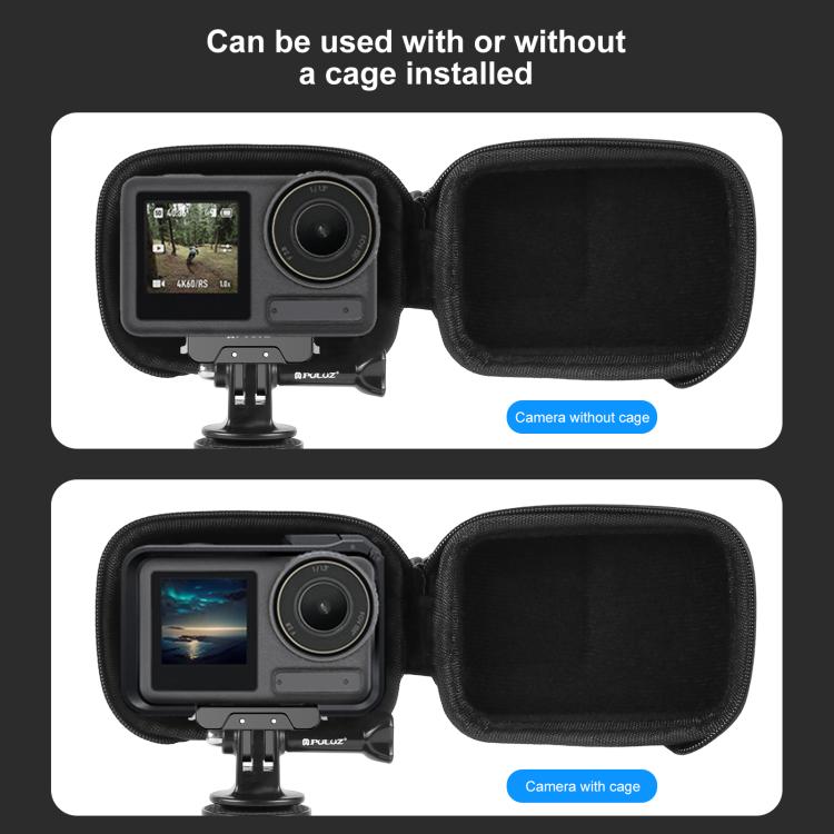 Para DJI Osmo Action 4/3 PULUZ Mini Body Bag Bolsa de almacenamiento EVA portátil, For DJI Osmo Action 5 Pro / 4 / 3
