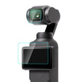 Para DJI OSMO Pocket 3 PULUZ 9H 2.5D HD Protector de lente de vidrio templado + película de pantalla, For DJI OSMO Pocket 3
