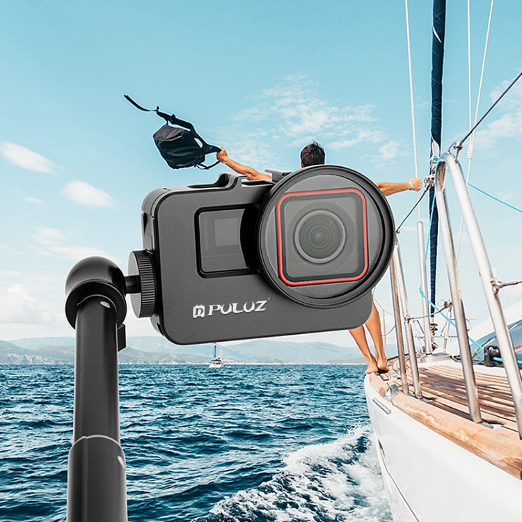 Marco adaptador de jaula de conejo de metal PULUZ para Insta360 Ace Pro/Ace con filtro UV de 52 mm y anillo adaptador, For Insta360 Ace Meta Cage 2