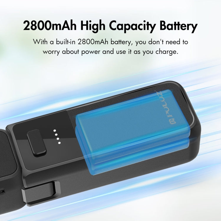 Empuñadura de batería PULUZ de alta capacidad de 2800 mAh para DJI Osmo Pocket 3