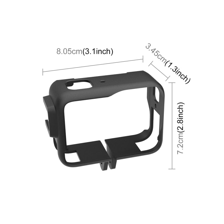 Marco adaptador de expansión de jaula de plástico para Insta360 Ace Pro PULUZ con Base de zapata fría, For Insta360 Ace Pro Plastic Cage