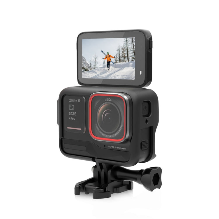 Marco adaptador de expansión de jaula de plástico para Insta360 Ace Pro PULUZ con Base de zapata fría, For Insta360 Ace Pro Plastic Cage