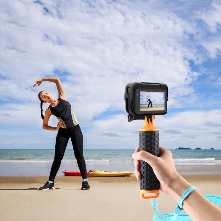 Marco adaptador de expansión de jaula de plástico para Insta360 Ace Pro PULUZ con Base de zapata fría, For Insta360 Ace Pro Plastic Cage
