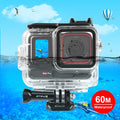 Para Insta360 Ace Pro PULUZ 60m carcasa impermeable subacuática con adaptador de Base y tornillo, For Insta360 Ace Pro  Underwater Case