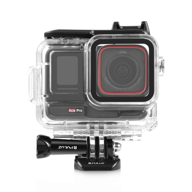 Para Insta360 Ace Pro PULUZ 60m carcasa impermeable subacuática con adaptador de Base y tornillo, For Insta360 Ace Pro  Underwater Case