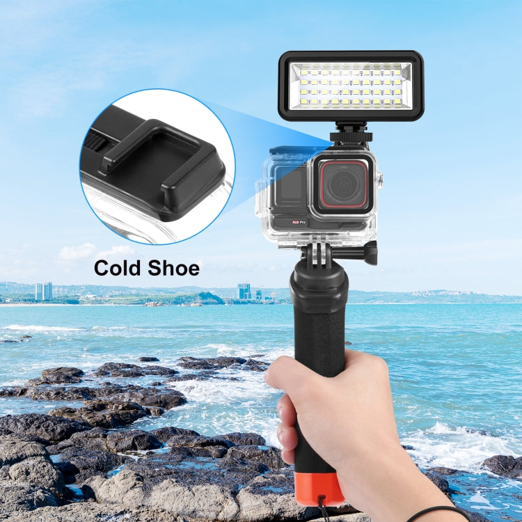 Para Insta360 Ace Pro PULUZ 60m carcasa impermeable subacuática con adaptador de Base y tornillo, For Insta360 Ace Pro  Underwater Case