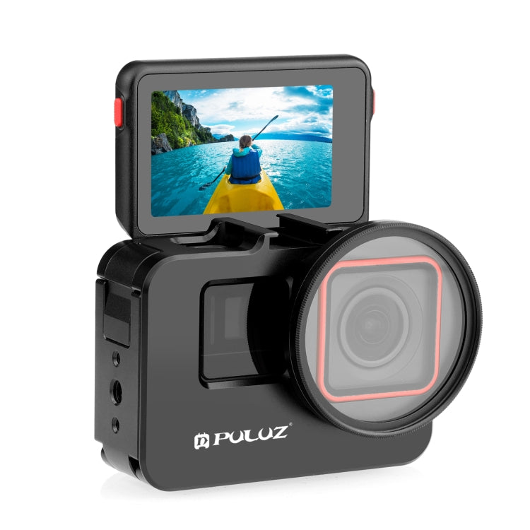 Para Insta360 Ace Pro / Ace PULUZ Marco adaptador de jaula de conejo de metal con filtro UV de 52 mm y anillo adaptador, For Insta360 Ace Metal Cage 1