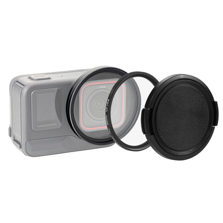 Para Insta360160;Ace160;Pro PULUZ 52mm Anillo adaptador de filtro de lente UV con cubierta de lente, For Insta360 Ace Pro Filter Adapter Ring