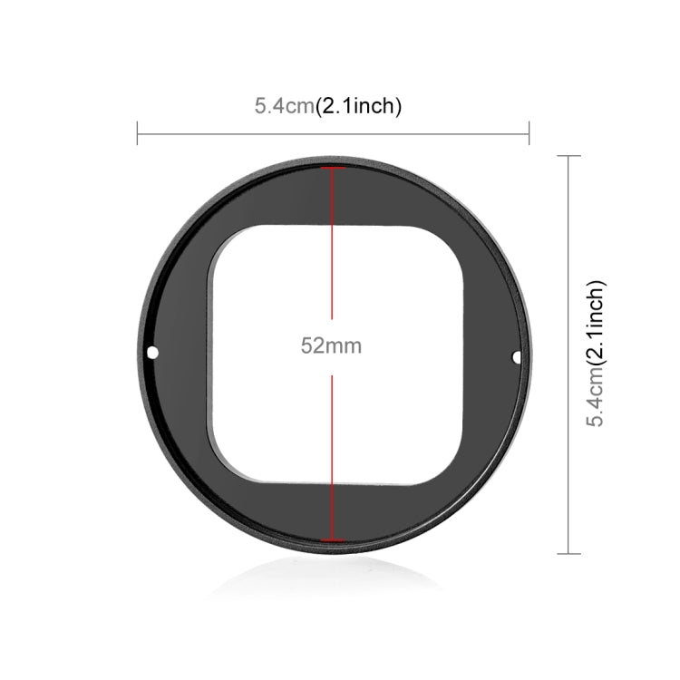 Para Insta360160;Ace160;Pro PULUZ 52mm Anillo adaptador de filtro de lente UV con cubierta de lente, For Insta360 Ace Pro Filter Adapter Ring