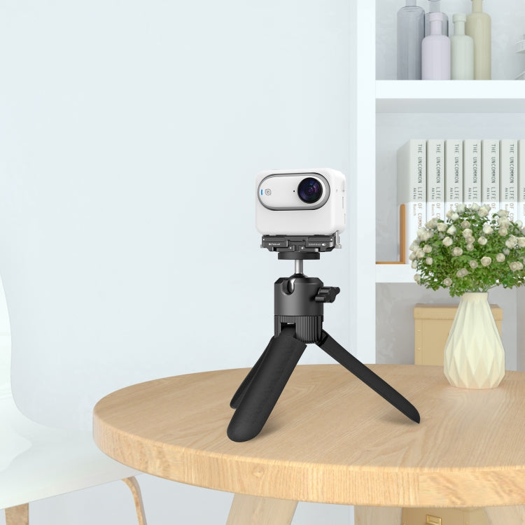 Para Insta360 GO3 PULUZ Soporte de base de liberación rápida de aleación de aluminio magnético, For Insta360 GO3 / GO 3S CNC