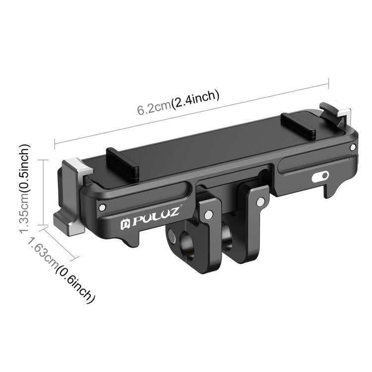Para Insta360 GO3 PULUZ Soporte de base de liberación rápida ABS magnético, For Insta360 GO3 / GO 3S