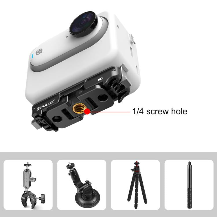 Para Insta360 GO3 PULUZ Soporte de base de liberación rápida ABS magnético, For Insta360 GO3 / GO 3S