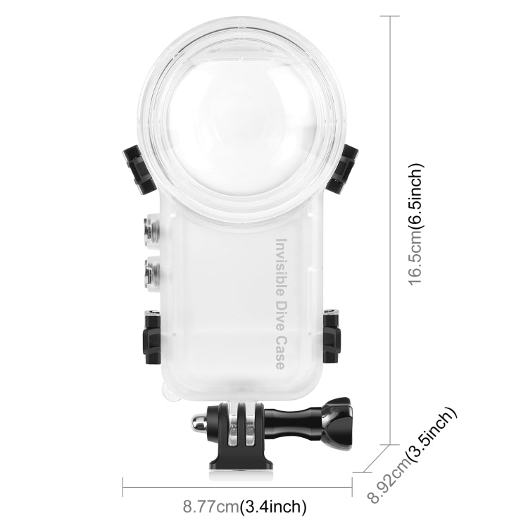 Para Insta360 X4 PULUZ 50m Estuche de buceo sellado impermeable, For Insta360 X4