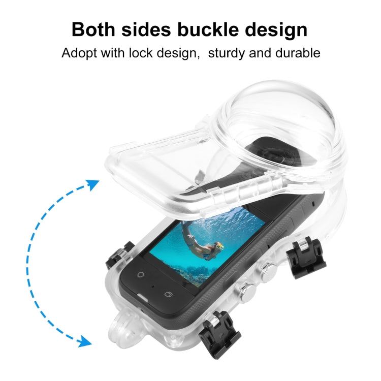 Para Insta360 X4 PULUZ 50m Estuche de buceo sellado impermeable, For Insta360 X4