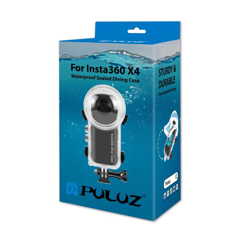 Para Insta360 X4 PULUZ 50m Estuche de buceo sellado impermeable, For Insta360 X4