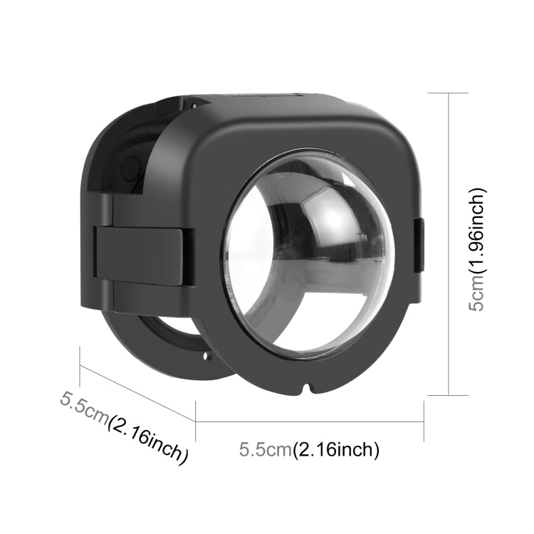 Para Insta360 X4 PULUZ Cubierta protectora protectora de lente a presión, For Insta360 X4