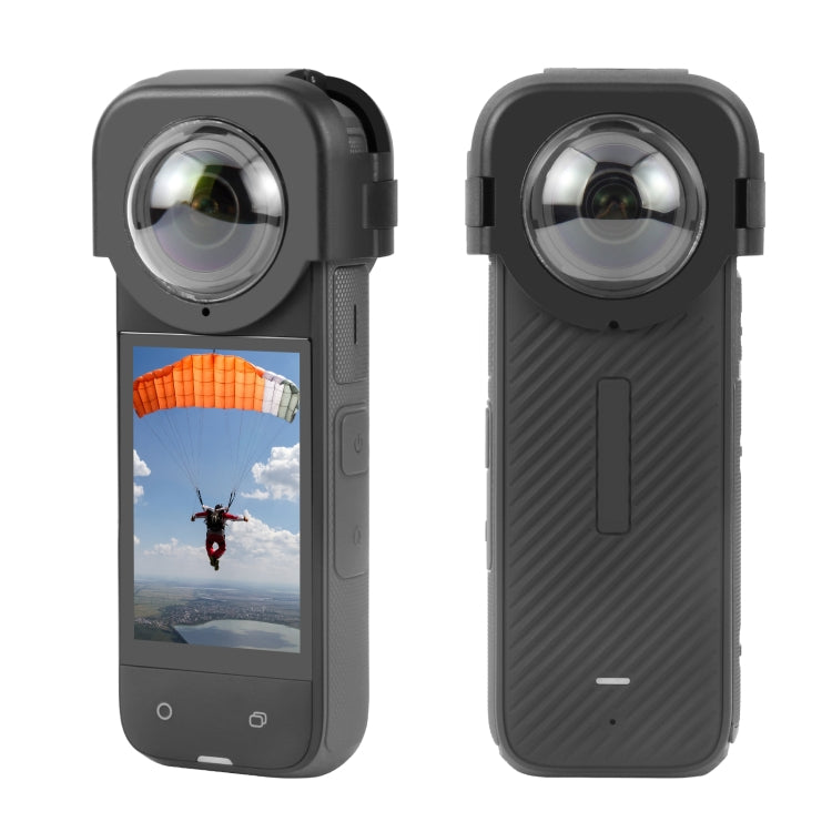 Para Insta360 X4 PULUZ Cubierta protectora protectora de lente a presión, For Insta360 X4