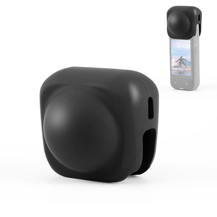 Para Insta360 X4 PULUZ Cubierta protectora de lente de silicona, Lens Cover
