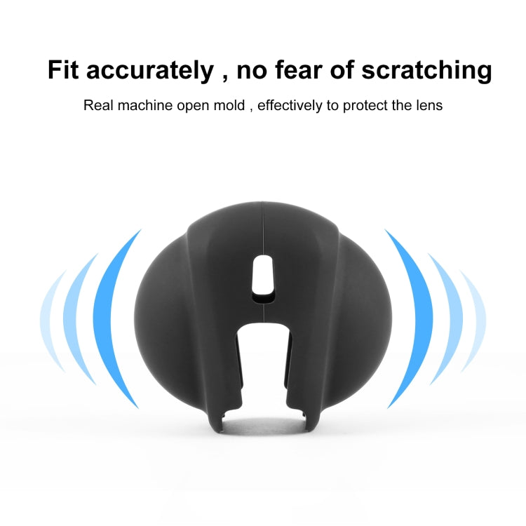 Para Insta360 X4 PULUZ Cubierta protectora de lente de silicona, Lens Cover