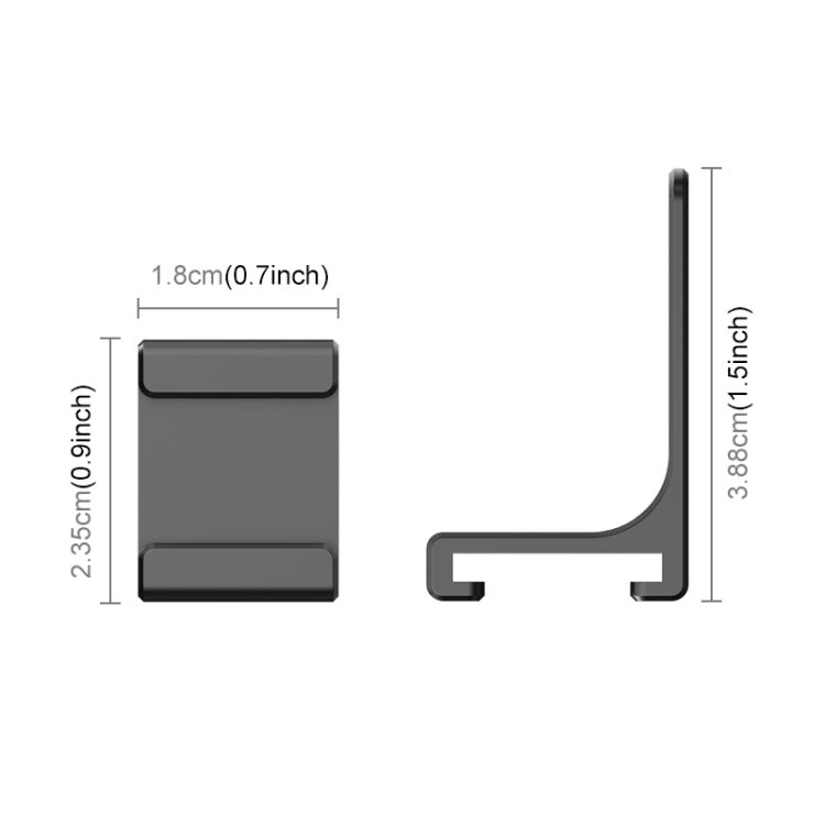 Para Insta360 X4 / X3 / One X2 PULUZ Selfie Stick Soporte de extensión de zapata fría, Cold Shoe Bracket