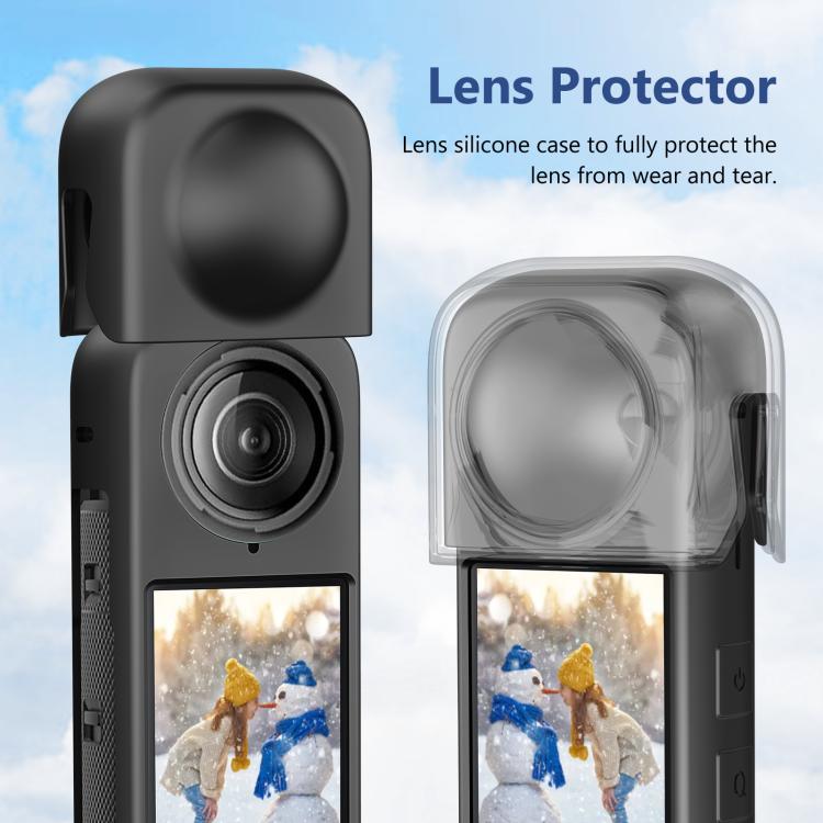 Para Insta360 X4 PULUZ Funda protectora de silicona a prueba de polvo de cuerpo completo, Protective Case