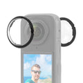 Para Insta360 X4 PULUZ cubierta protectora de lente de vidrio óptico de rotación, For Insta360 X4 Glass Lens Guard
