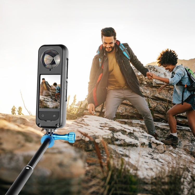 Para Insta360 X4 PULUZ Marco de carcasa protectora de Metal con Protector de lente, Metal Housing Frame