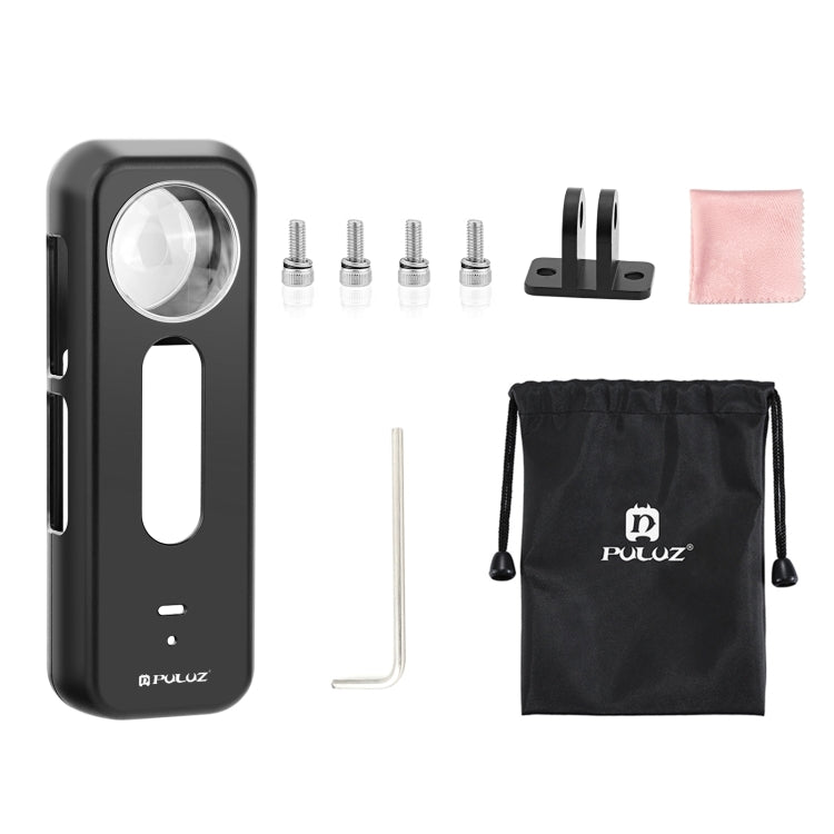 Para Insta360 X4 PULUZ Marco de carcasa protectora de Metal con Protector de lente, Metal Housing Frame