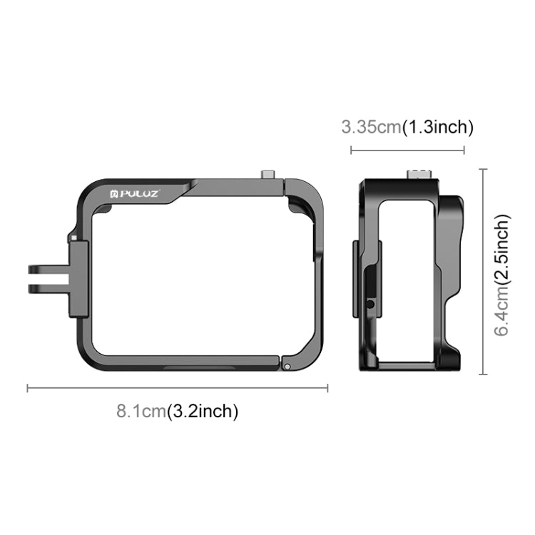 Para Insta360 Ace Pro PULUZ marco adaptador de jaula protectora de Metal, For Insta360 Ace Pro
