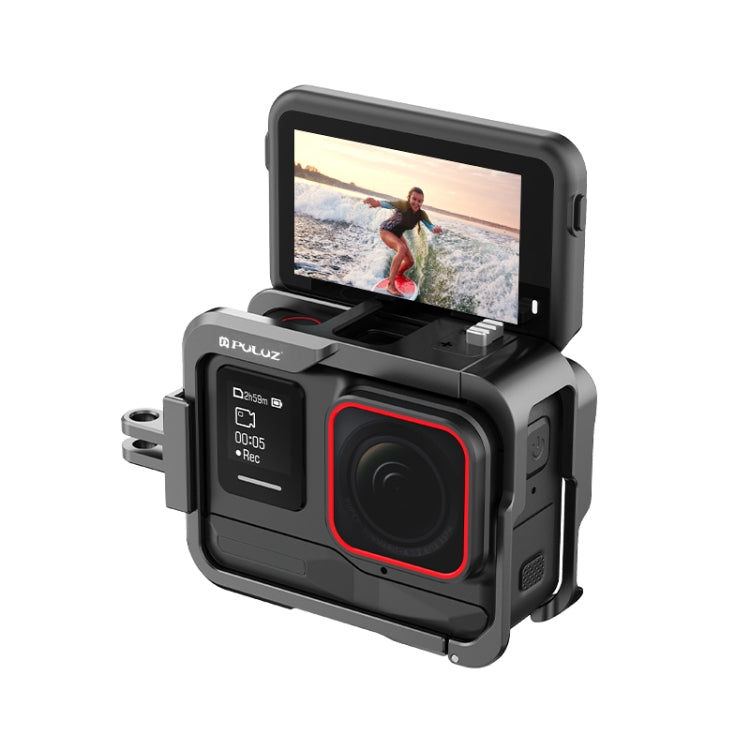 Para Insta360 Ace Pro PULUZ marco adaptador de jaula protectora de Metal, For Insta360 Ace Pro