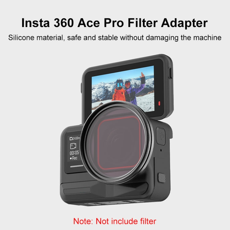 Para Insta360 Ace Pro PULUZ soporte de filtro marco de filtro protector de Metal, For Insta360 Ace Pro