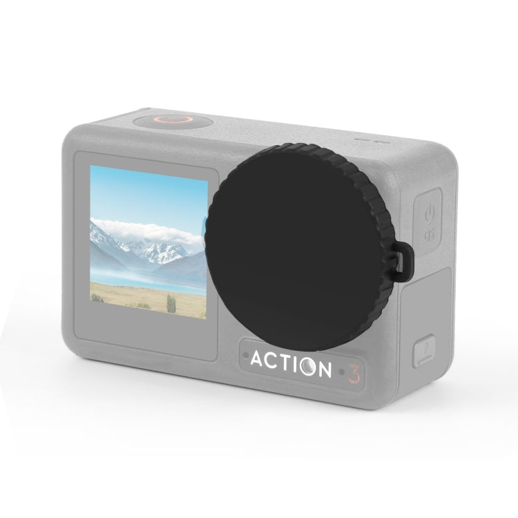 Para DJI Osmo Action 4 PULUZ Tapa de lente de silicona, For DJI Osmo Action 5 Pro / 4 / 3